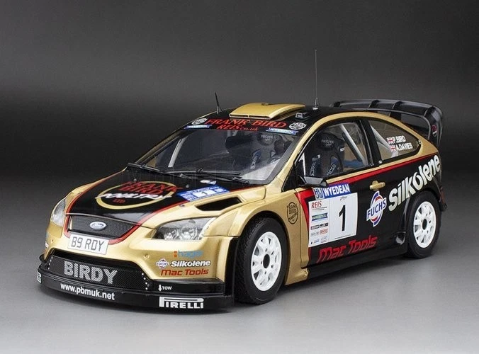 Sunstar Ford Focus RS WRC08 #1 Bird winner Wyedean Forset Rally 2015 1/18 3982