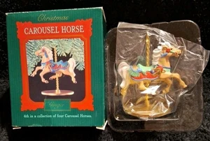 Ginger 4 Of 4 Hallmark 1989 Carousel Horse Christmas Collection Keepsake Rare - Picture 1 of 11
