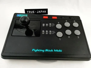 Hori Arcade Fighting Stick Multi H3J-07 Super Famicom SNES PC Engine Megadrive - Picture 1 of 8