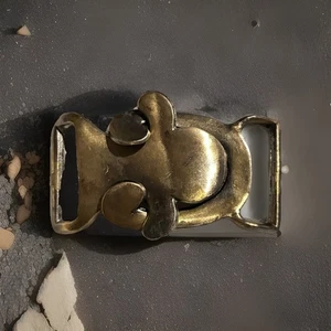 Brass Vintage Wide Statement Belt Buckle Cowboy Style by Accurate Co. - Picture 1 of 4