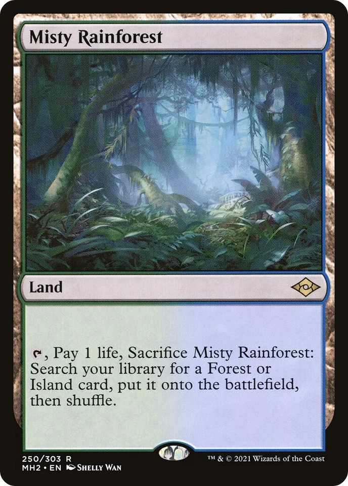 Misty Rainforest Modern Horizons 2 Magic The Gathering MTG Card - Image 1 of 1