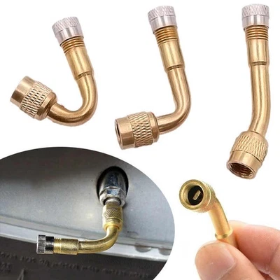 Brass Angled Valve Stem Extender (45, 90, & 135 Degree Angle) - Image 1 of 4