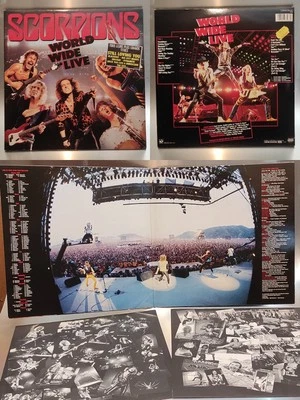 2 Vinyle LP 33T SCORPIONS World Wide Live 1985 Pathé Marconi Collection Double - Photo 1/4