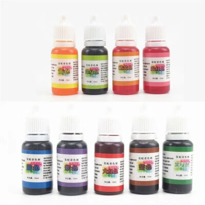 9 Colors Bottle DIY Material Handmade Soap Dye Art Pigment Liquid Colorant Tool - Image 1 of 4