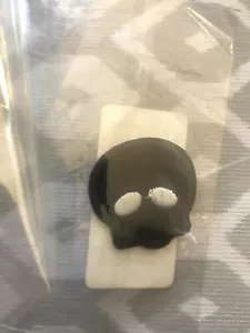 Black & White Face Patch Sew-On Embroidered - Picture 1 of 1