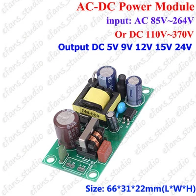 AC-DC Converter Switching Power Module AC 110V 220V 230V To DC 5V 9V 12V 15V 24V - Image 1 of 3