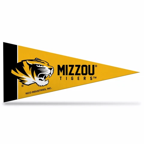 Missouri Tigers Felt Mini Pennants, 4" x 9" - Licensed by Rico - Made In USA Cover