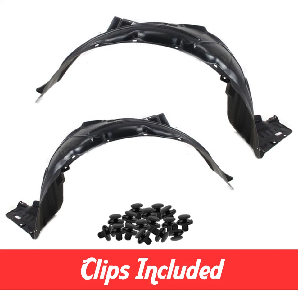 Front Fender Liner Set w/ Clips For 2006-2008 Acura TSX AC1248121 AC1249121 - Image 1 of 4