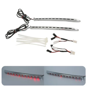 Chrome L&R LED Running Fairing Lights For Honda Gold Wing 1800 GL1800 2001-2010 - Picture 1 of 8