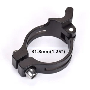 31.8mm Bike Front Derailleur Clamp Braze-On Adapter Mech Band Mount Equipments - Picture 1 of 4