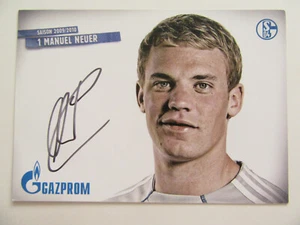 Manuel Neuer *** signiert *** AK Autogrammkarte Schalke 09-10 2009-10 2009-2010 - Bild 1 von 1