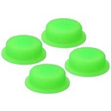 0.63" LED Flashlight Switch Cap, 4 Pcs Silicone Soft Boot Cover, Luminous Green