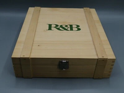 Robbe & Berking Besteckkiste 26,5 x 23,5 x 7 Holz Box Aufbewahrung Tiefziehinlay - Bild 1 von 4
