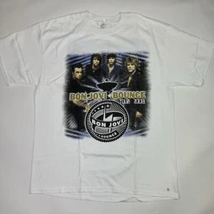 Camiseta De Colección Bon Jovi Bounce Tour 2003 Nueva Sin Usar Blanca Talla XL - Imagen 1 de 20