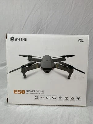 Eachine E58 Pocket Drone Quadcopter 720p Camera + 3 Rechargable LiPo Batteries - Image 1 of 4