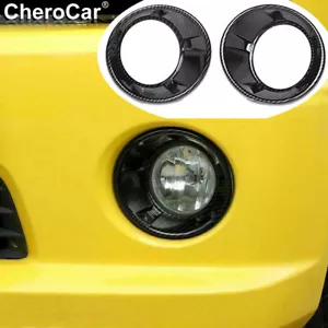 for 2010-13 Chevrolet Camaro Front Fog Light Cover Lamp Trim Black Carbon Fiber - Imagen 1 de 12