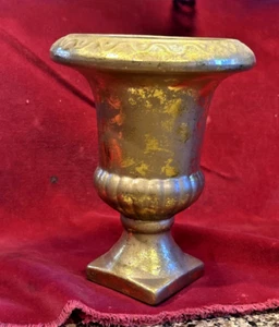 Mid Atlantic Keramik Deko Gold Urne Übertopf Topf Vase - Bild 1 von 9