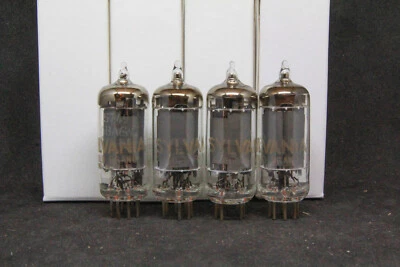 Sylvania Gold Brand 6BA6W / 5749 - quad abbinato NOS - Immagine 1 di 3