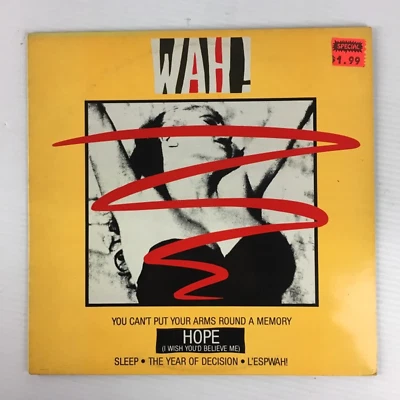 Wah! - Hope (I Wish You'd Believe Me) 12” EP Vinyl Record 1983 - Image 1 of 4