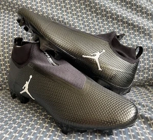 Rare PE Air Jordan Nike Vapor Edge Pro 360 SMU P Football Cleats Black Sz 11 - Picture 1 of 6