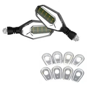 For KAWASAKI KLE KLR 500 /ZRX 1200/ER6N ER6F LED Turn Signal & Adapter Spacers - Picture 1 of 9