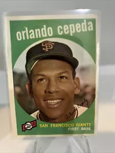 1959 Topps Set-Break #390 Orlando Cepeda EX - Picture 1 of 2