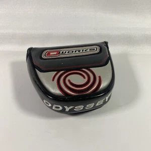 Odyssey O-Works Mallet Magnetic Putter Head Cover Black/White/Red - Picture 1 of 12