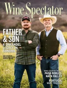 Magazine - Wine Spectator June 2019 - Joel Peterson & Morgan Twain Peterson - Imagen 1 de 1