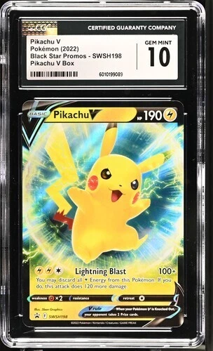 Pikachu V SWSH198 SWSH: Sword & Shield Promo Cards Holo - Image 1 of 2