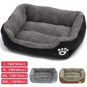 Hundebett Hundekissen Hundekorb Haustierbett Tierbett Hundesofa Katzenbett Hund - Bild 1 von 16