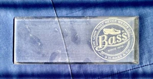 Vintage Acrylic G.H.BASS & Co. Retail Display Ad Advertising Bass Shoes Footwear - Picture 1 of 10