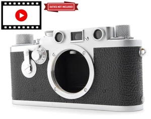 [Vintage NEUWERTIG] Leica IIIf 3f rotes Zifferblatt Messsucher 35 mm Filmkamera Gehäuse JAPAN - Bild 1 von 24