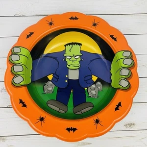 De colección Frankenstein Halloween Caramelo Monstruo Cuenco Fiesta Decoración Plástico Cementerio - Imagen 1 de 8