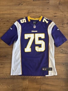Maglia Minnesota Vikings Viola Opaca Kalil 75 Calcio Nike On Field - Uomo Med - Foto 1 di 10