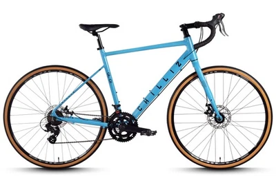 CHILLIZ Gravelbike 28 Zoll GL.01 blau Damen Herren 14 Gänge mech. Scheibenbremse - Bild 1 von 4
