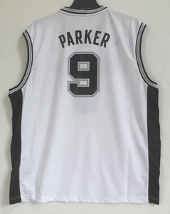 CAMISETA ADIDAS SAN ANTONIO SPURS TONY PARKER BLANCA LOCAL XL - Imagen 1 de 8