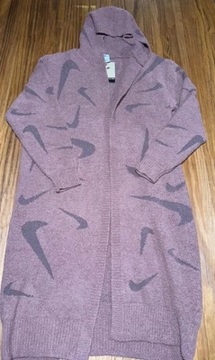 Cárdigan tejido largo Nike Sportswear Phoenix acogedor Boucle talla pequeña nuevo con etiquetas FD4282-208 Foto 1 de 4