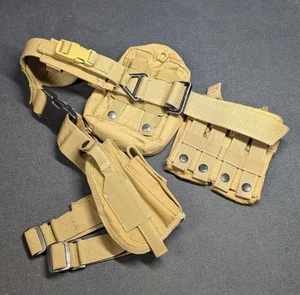 Issued Warrior Assault Systems Riggers/Rescue Belt Holster Rig Coyote Tan - Picture 1 of 7