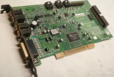 3D PCI Sound Card Diamond Multimedia Monster Sound MX300 Aureal Vortex 2 AU8830 - Image 1 of 4