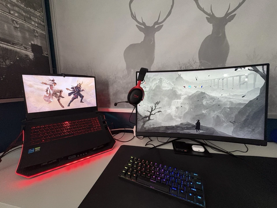 MSI Katana GF66 15.6 Gaming Laptop - Intel Core I7-11800H RTX 3060 512GB 16GB - Image 1 of 4