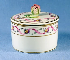 Richard Ginori Porzellan Serie Rapallo,  Dose mit Deckel - Bild 1 von 3