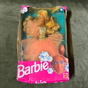 Mattel Barbie 1991 Diamant "Sparkle Eyes" Puppe #4219 sehr selten NRFB - Bild 1 von 8