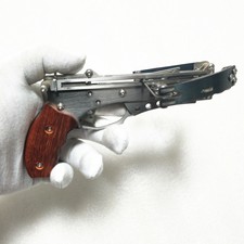 Mini stainless steel shooting toy Wire bowstring Split slingshot NEW-X crossbow