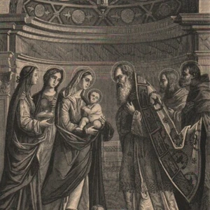 Die Präsentation im Tempel (Vittore Carpaccio) - Pressestich 1870 - Bild 1 von 2