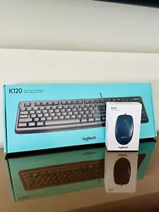 Logitech Wired B100 Mouse & K120 Keyboard NIB! - Picture 1 of 1