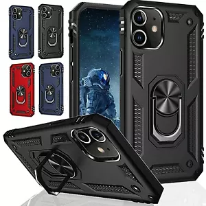 Phone Case For Apple iPhone 12 11 Pro Max Shockproof Protective Hard Ring Cover - Picture 1 of 15