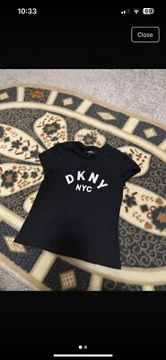 Girls Dkny T-shirt Age 4 - Image 1 of 2