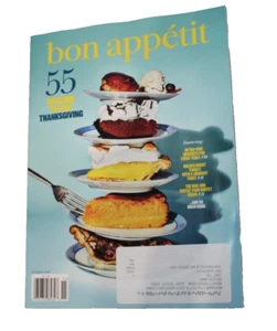 Bon Appetit Magazine November 2024 Golden Roast Turkey Crunchy Retro Desserts - Picture 1 of 1