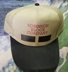 Robinson Block Company Tan Hat - Picture 1 of 3