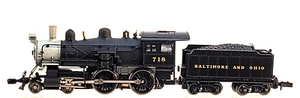 N Model Power 7623 Metal USRA 4-4-0 American Baltimore & Ohio #718 (Tested) - Picture 1 of 13
